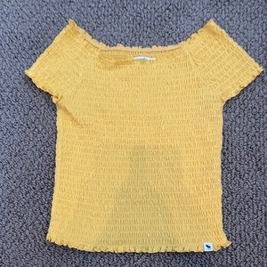 Abercrombie kids off the shoulder top